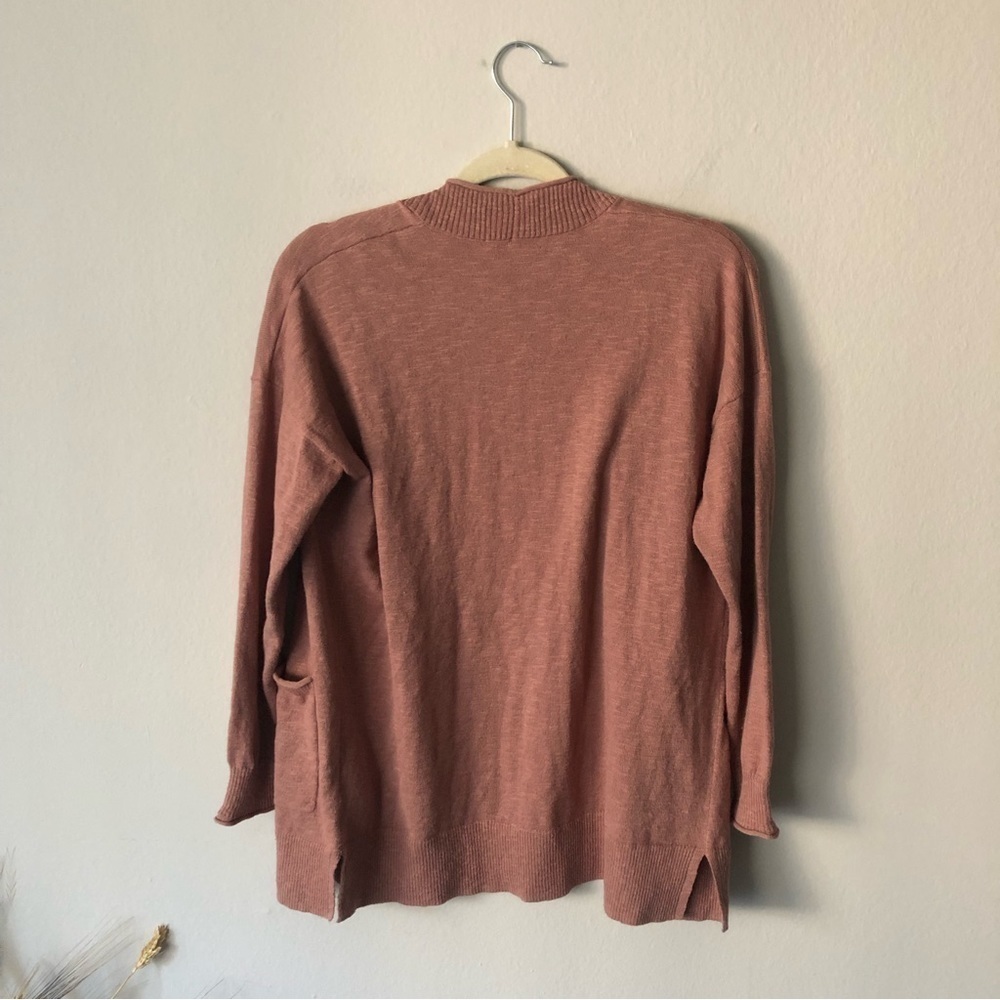 Madewell Light Open Pocket Cardigan in Pink S - Picture 9 of 11